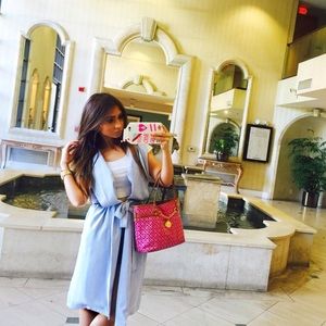 Fancy Baby Blue Duster